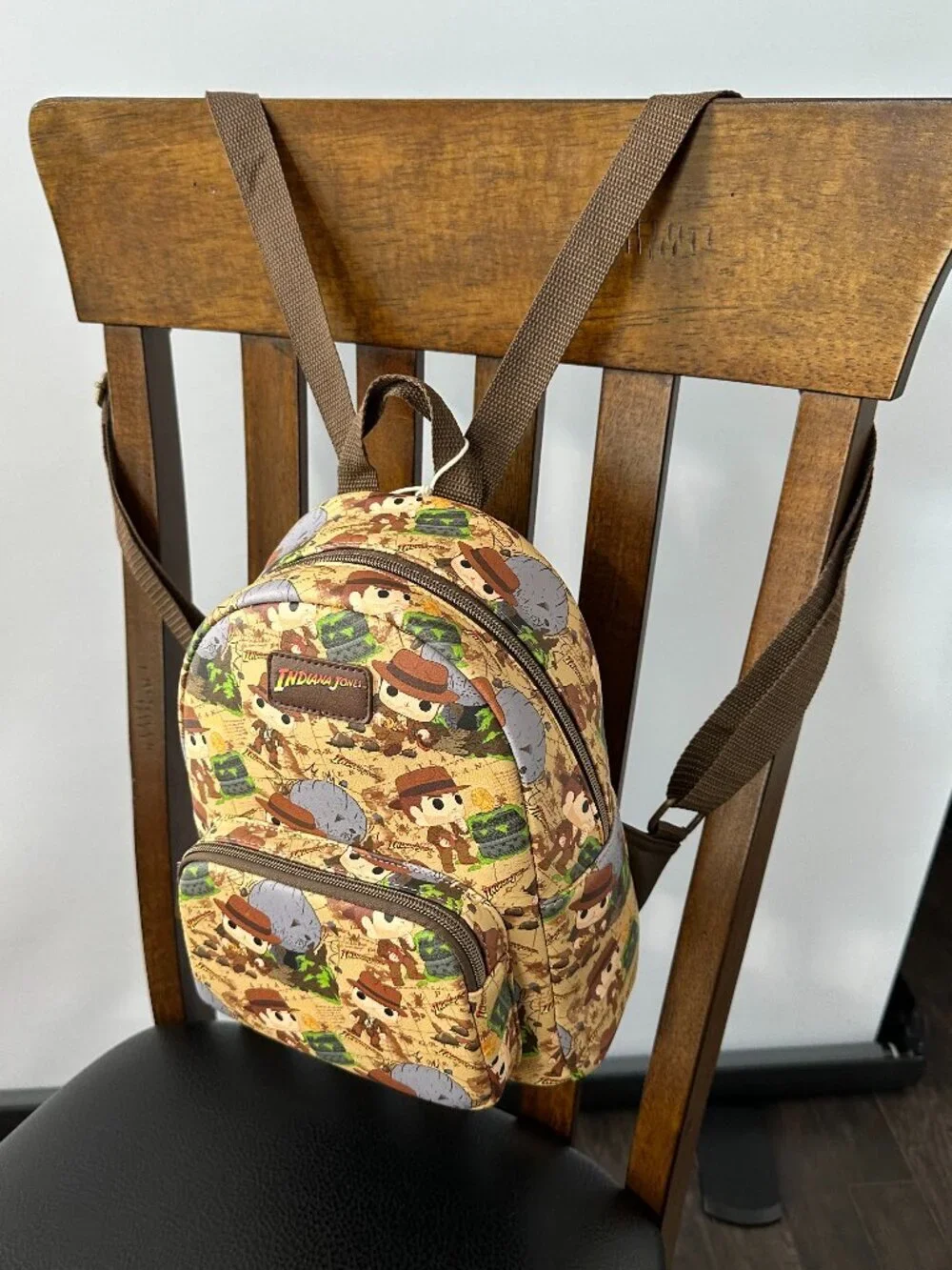 Indiana Jones Funko Pop Adventure Map Print Mini Backpack *NWT*